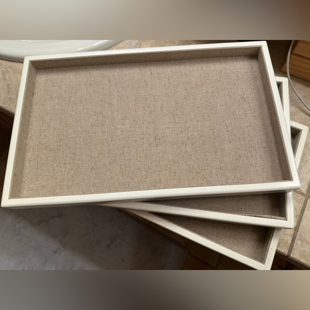 Stella and Dot stackable jewelry trays